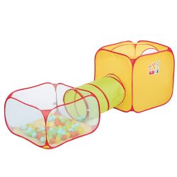 LUDI - PARCOURS DE JEU  POP-UP AVEC 30 BALLES